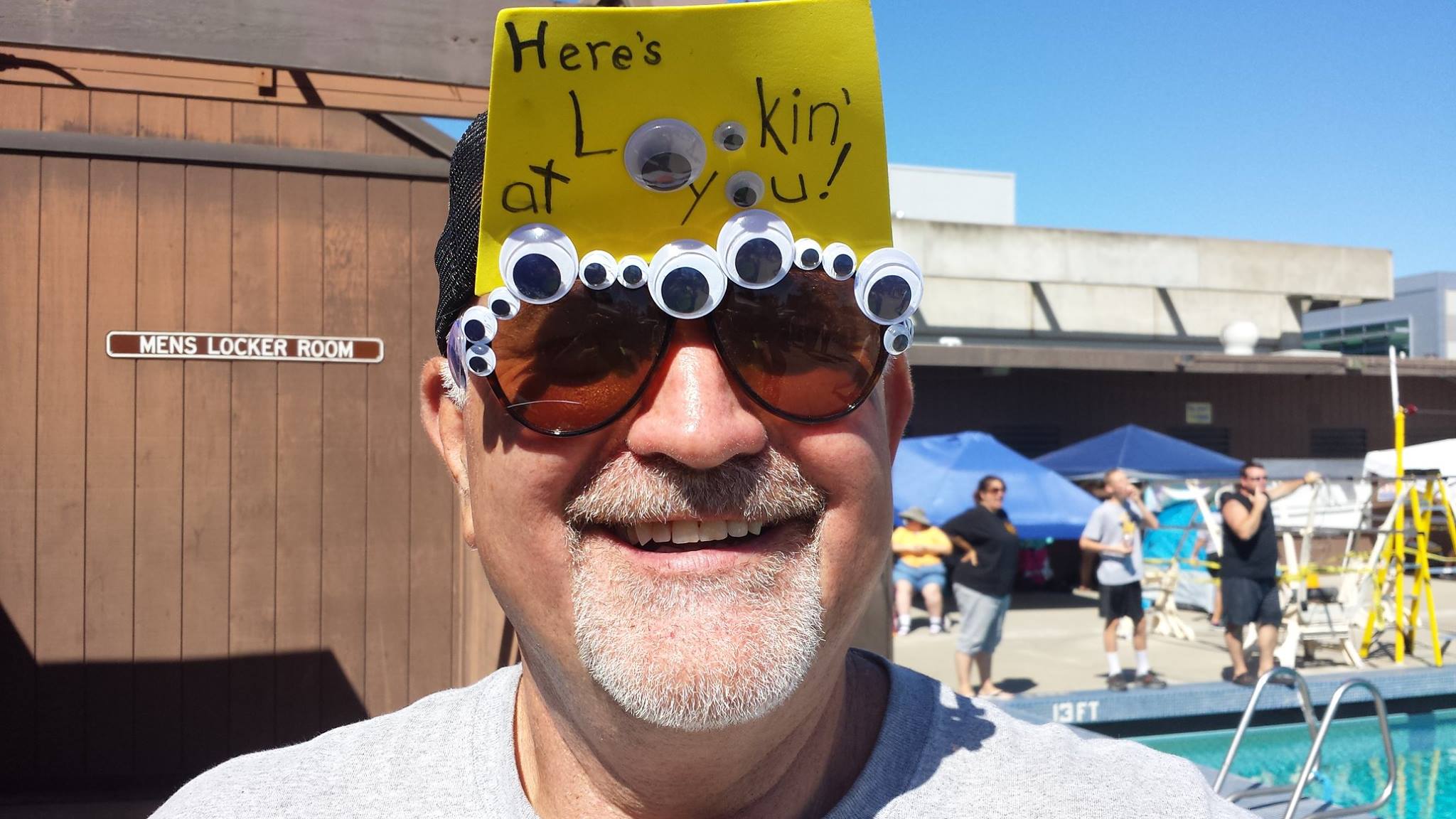 Jerry Stone at his daughter's swim meet!