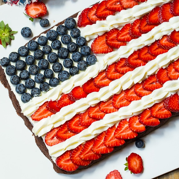 Patriotic Fourth of July Brownie Recipe!