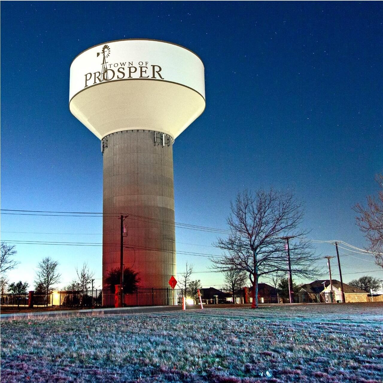 Prosper water tower