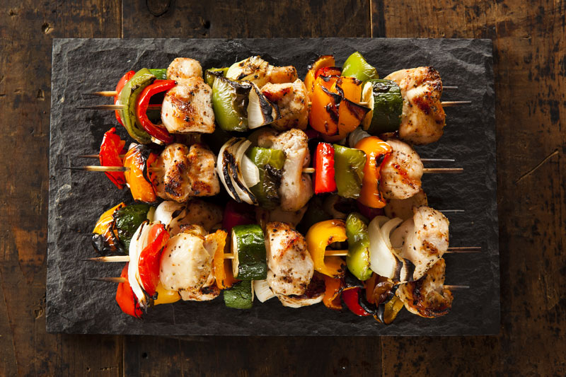 4th of July Recipe: Sausage-Pepper Kabobs