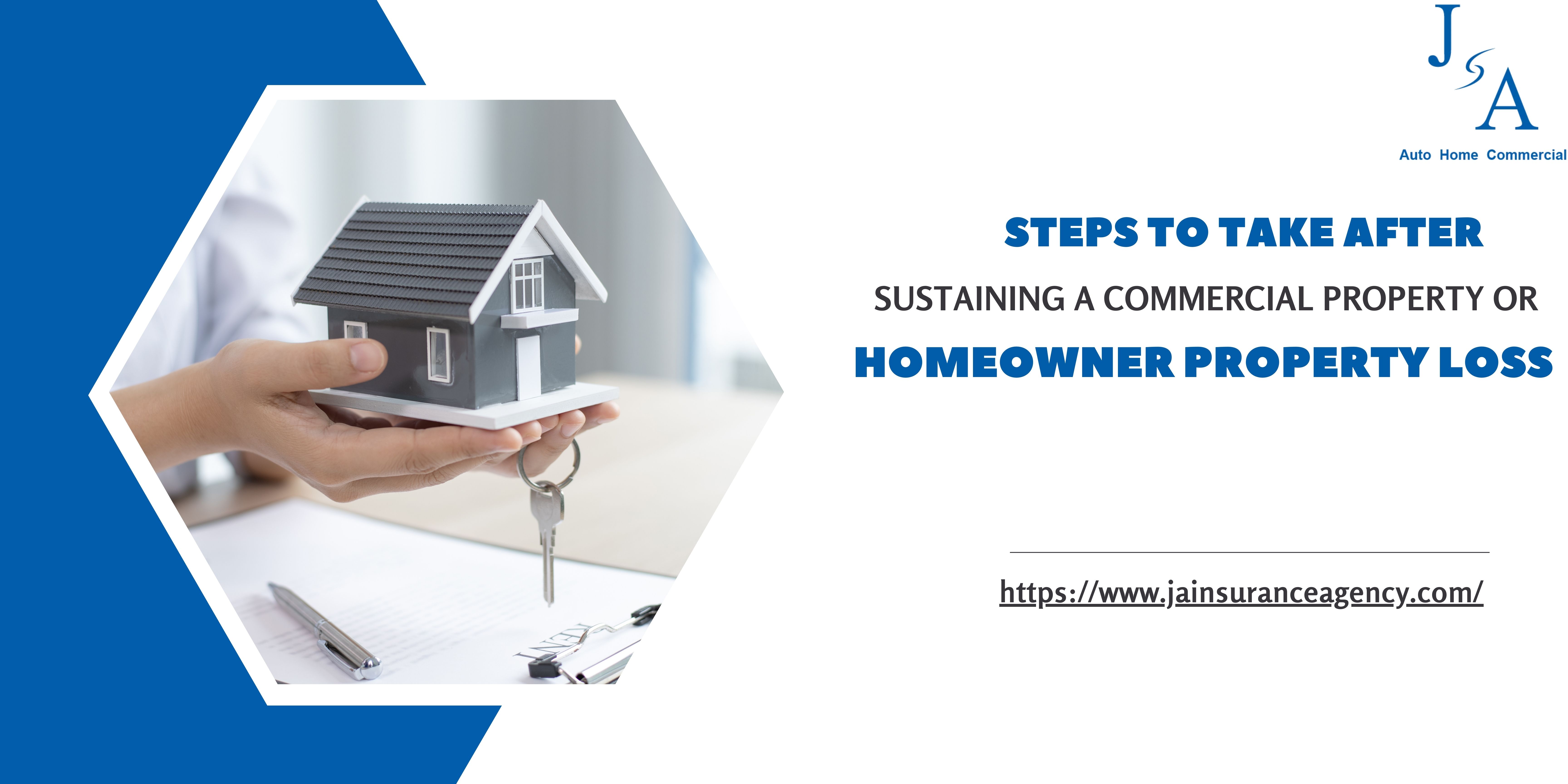Steps to Take After Sustaining a Commercial Property or Homeowner Property Loss
